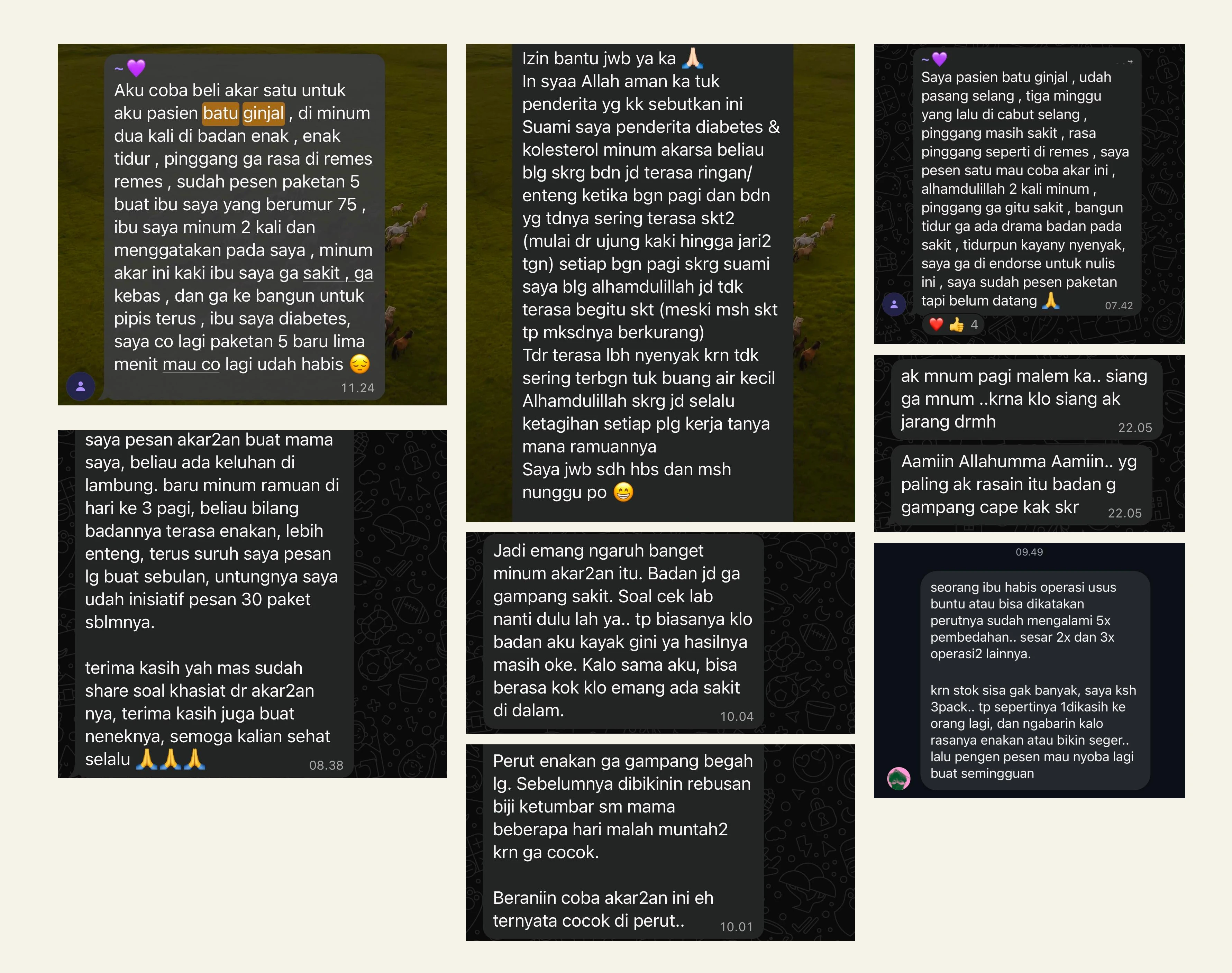 Testimoni pelanggan Akarsa